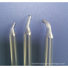 Hand-Made Curved Clear Glass Pipettes